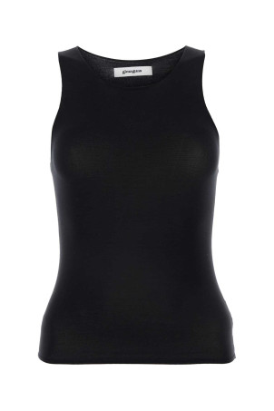 Black nylon Galu tank top Black GIMAGUAS (GALUTOP)