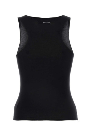 Black nylon Galu tank top Black GIMAGUAS (GALUTOP)