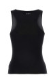 Black nylon Galu tank top Black GIMAGUAS (GALUTOP)