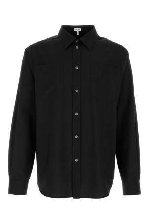 Back wool shirt Black LOEWE (H526Y05WGI)