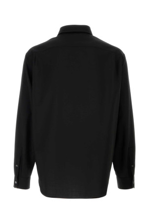 Back wool shirt Black LOEWE (H526Y05WGI)