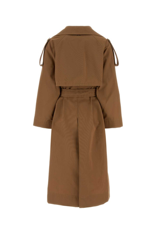 Brown cotton blend trench coat HERNO (IM000203D13297)
