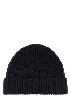 Black cashmere beanie hat Black LOEWE (KSA9OT1X01)