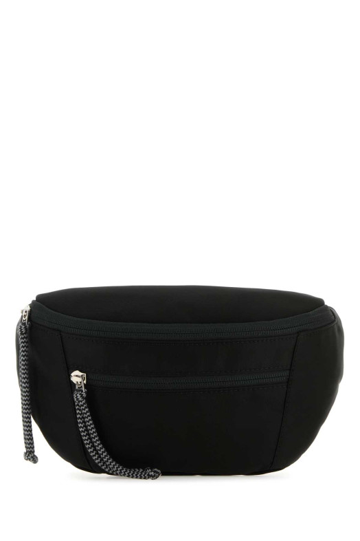 Black nylon Curb belt bag LANVIN (LMBGIB00DAVIA23)