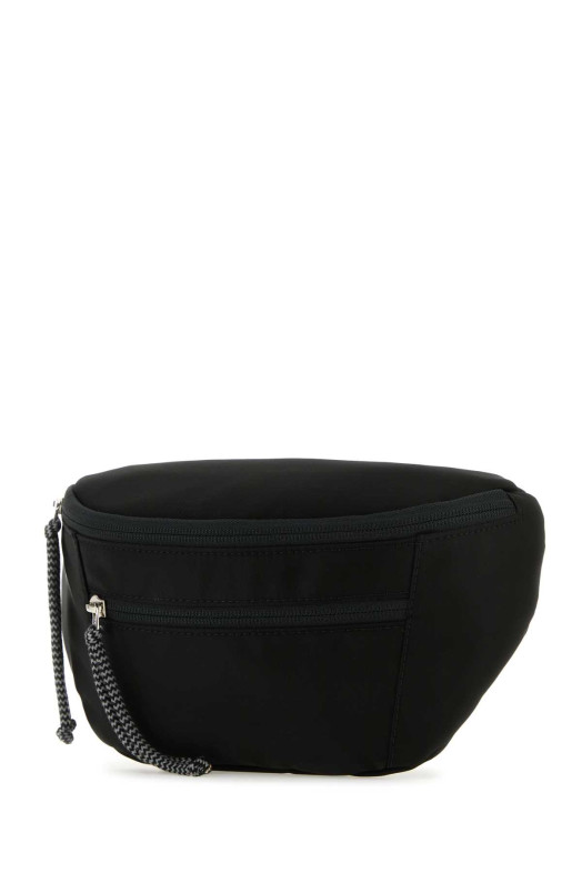 Black nylon Curb belt bag LANVIN (LMBGIB00DAVIA23)