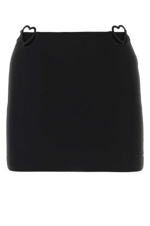 Black viscose blend mini skirt Black NENSI DOJAKA (NDSS23SKT020)