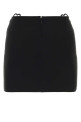 Black viscose blend mini skirt Black NENSI DOJAKA (NDSS23SKT020)