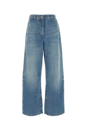 Denim wide-leg jeans PALM ANGELS (PWYB027S24DEN002)