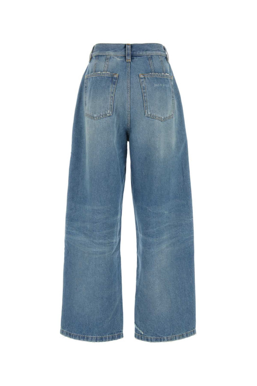 Denim wide-leg jeans PALM ANGELS (PWYB027S24DEN002)