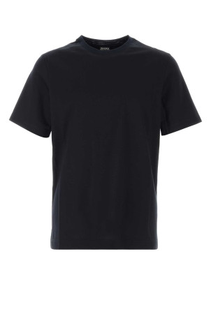 Midnight blue cotton t-shirt ZEGNA (RUH335A3H771)