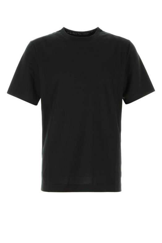Black cotton t-shirt Black ZEGNA (RUH335A3H771)