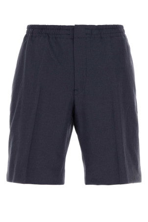 Blue linen bermuda shorts ZEGNA (RUHI35A3TB14)