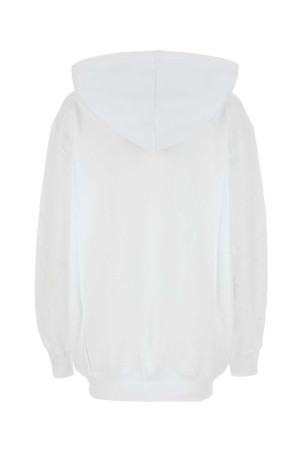 White cotton sweatshirt LANVIN (RWHO0019J209A23)