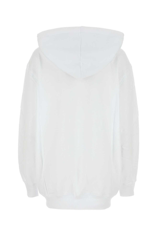 White cotton sweatshirt LANVIN (RWHO0019J209A23)