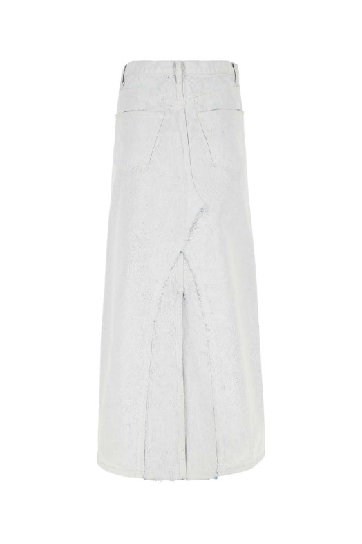 White denim skirt MAISON MARGIELA (SI0MA0003S30561)