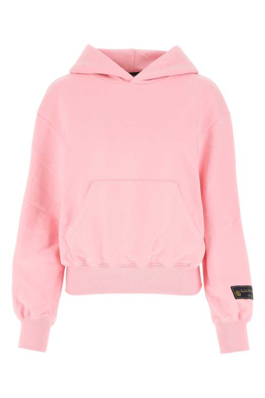 Pink cotton sweatshirt WE11 DONE (WDTH322732W)