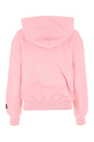Pink cotton sweatshirt WE11 DONE (WDTH322732W)
