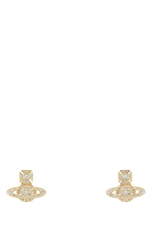 Embellished metal Carmela earrings VIVIENNE WESTWOOD (6201033A02R102SM)