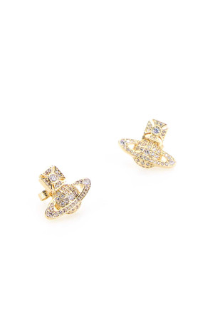 Embellished metal Carmela earrings VIVIENNE WESTWOOD (6201033A02R102SM)