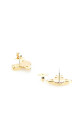 Embellished metal Carmela earrings VIVIENNE WESTWOOD (6201033A02R102SM)
