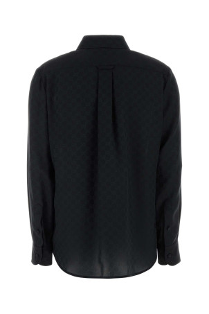 Black crepe shirt Black GUCCI (798725ZAISQ)