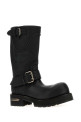 Черные кожаные ботинки Venom от BALENCIAGA (833581WCAL1)