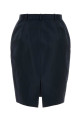 Navy blue faille skirt GUCCI (865111ZAU9E)