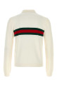 Ivory cashmere polo shirt GUCCI (875162XKFPA)