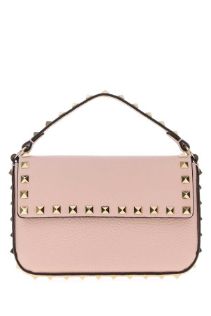 Pink leather Rockstud handbag VALENTINO GARAVANI (9W2P0W07VSH)