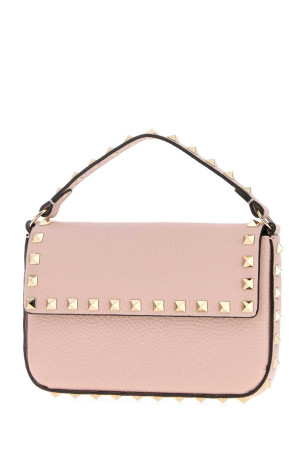 Pink leather Rockstud handbag VALENTINO GARAVANI (9W2P0W07VSH)