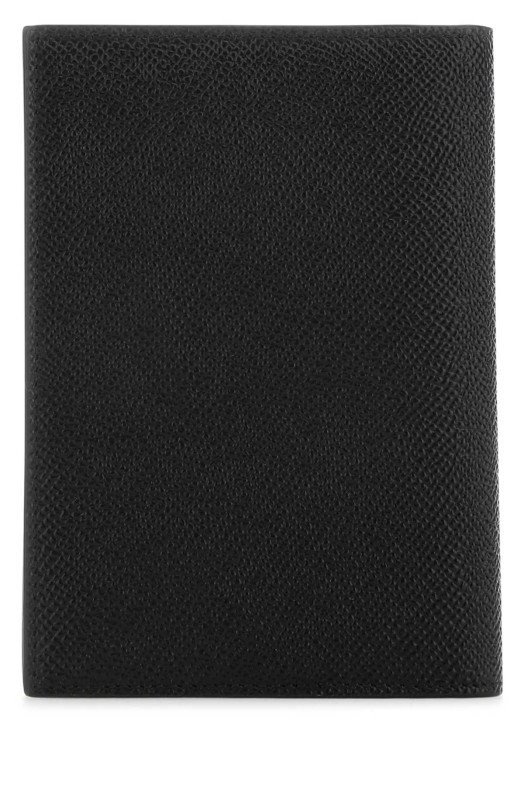 Черный кожаный чехол для паспорта DOLCE & GABBANA (BP2215AG219) DOLCE & GABBANA