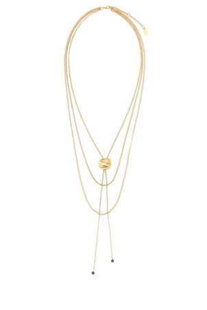 Gold metal ChloÃ© Sculpt necklace CHLOE (CH26AJN04CB7)