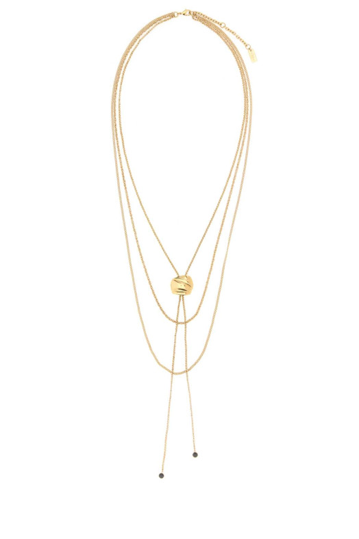 Gold metal ChloÃ© Sculpt necklace CHLOE (CH26AJN04CB7)