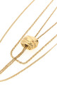 Gold metal ChloÃ© Sculpt necklace CHLOE (CH26AJN04CB7)