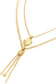 Gold metal ChloÃ© Mini Paddington necklace CHLOE (CH26AJN06CB7)