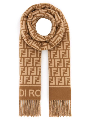 Embroidered wool blend scarf FENDI (FXT113AQCW)