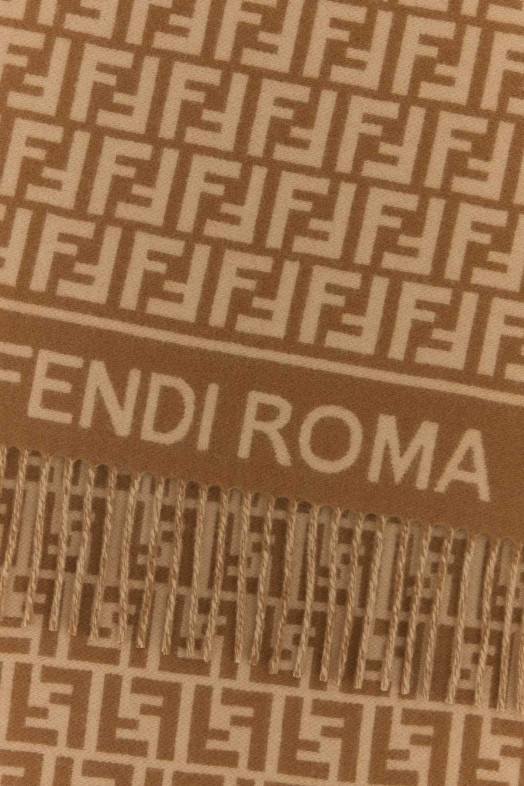 Шарф из шерстяной смеси с вышивкой FENDI (FXT113AQCW)