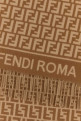 Шарф из шерстяной смеси с вышивкой FENDI (FXT113AQCW)