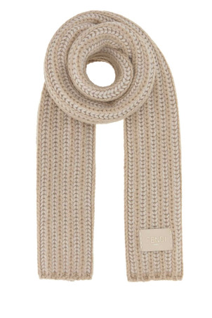 Sand wool blend scarf FENDI (FXT459AYKN)
