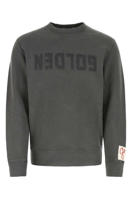 Dark grey cotton sweatshirt GOLDEN GOOSE DELUXE BRAND (GMP01223P000642)