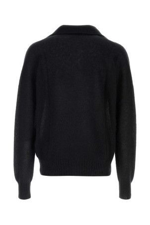 Black cashmere blend polo shirt TOM FORD (KPL058YMK126)