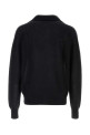 Black cashmere blend polo shirt TOM FORD (KPL058YMK126)