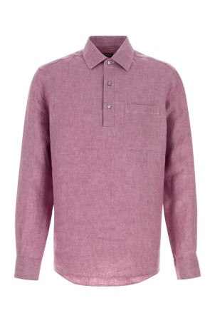 Tyrian purple linen shirt ZEGNA (RUHX51A3SRF13)