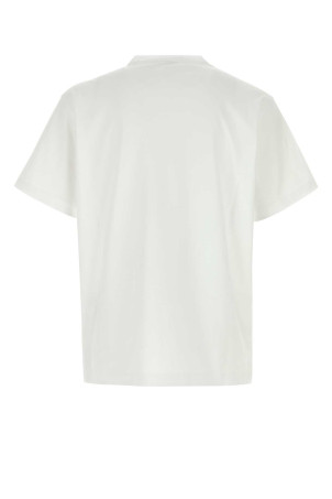 White cotton t-shirt Black PRADA (UJN954SOOO240)
