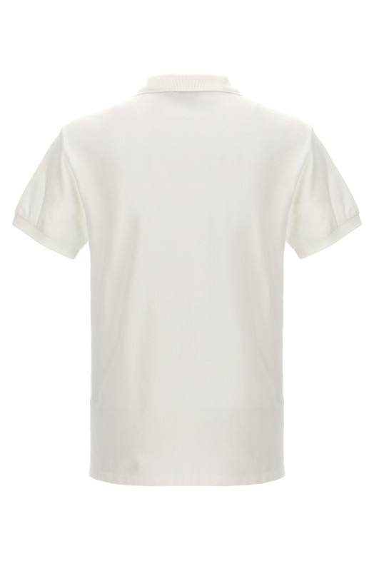 Поло с логотипом, белого цвета POLO RALPH LAUREN 710548797001