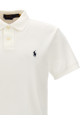 Поло с логотипом, белого цвета POLO RALPH LAUREN 710548797001