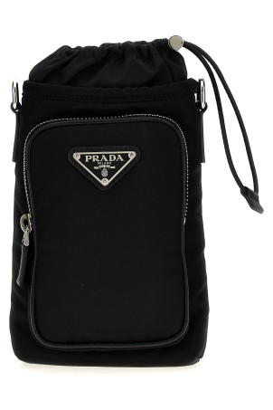 Тримач для смартфона Re-Nylon, чорний PRADA 2ZH1552DMIF0002