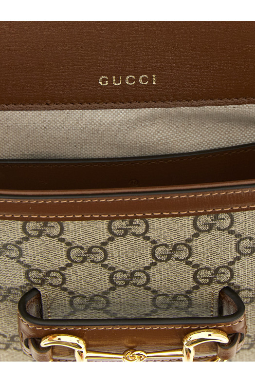 'Gucci Horsebit 1955' shoulder bag Beige