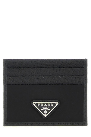 Картхолдер Re-Nylon Saffiano, чорний PRADA 2MC0252DMHF0002