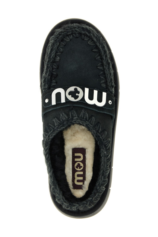 'Bounce clog' sabots Black